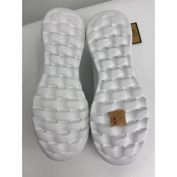Skechers Go Walk Aurora Slip On Comfort Sneaker White Size 10 NEW - Picture 7 of 8